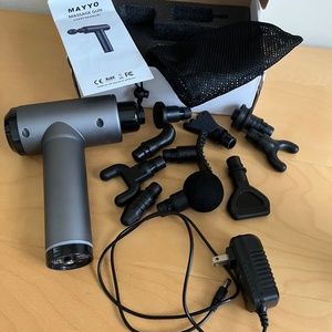 Massage Gun for Athletes 10 Head 30 Speeds Portable Body Muscle Pain Relief Deep